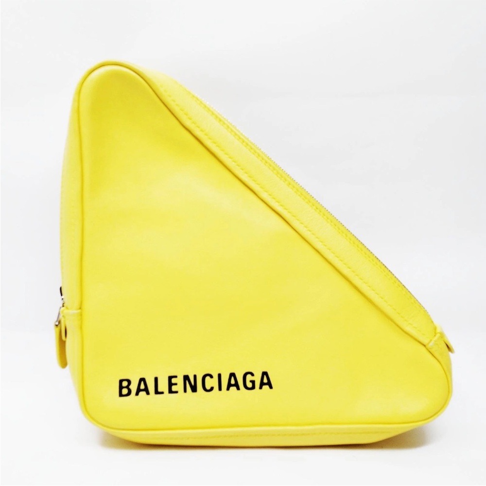 Balenciaga Vibrant Yellow Geometric Bag